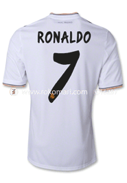Real Madrid RONALDO 7 Home Club Jersey : Special Half Sleeve Only Jersey