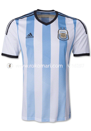 Argentina Home Jersey : Local Made Half Sleeve Set