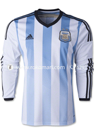 Argentina Home Jersey : Local Made Full Sleeve Only Jersey