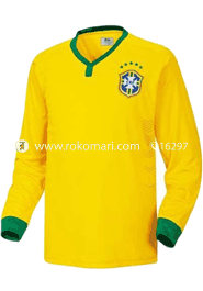 Brazil Home Jersey : Local Made Full Sleeve Set