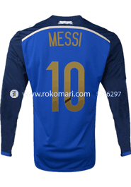 Argentina MESSI 10 Away Jersey : Very Exclusive Full Sleeve Jersey With Short Pant