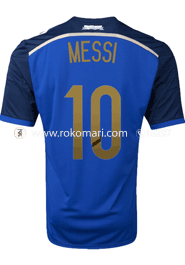 Argentina MESSI 10 Away Jersey : Very Exclusive Half Sleeve Only Jersey 
