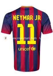 Barcelona NEYMAR JR 11 Home Club Jersey : Very Exclusive Half Sleeve Only Jersey