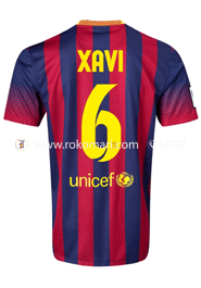 XAVI Home Club Jersey : Very Exclusive Half Sleeve Only Jersey