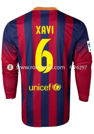 XAVI Home Club Jersey : Special Full Sleeve Only Jersey