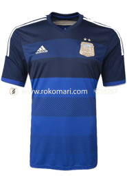 Argentina Away Jersey : Original Replica Half Sleeve Only Jersey 