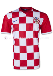 Croatia Home Jersey : Very Exclusive Half Sleeve Only Jersey