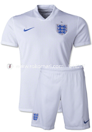 England Home Jersey : Very Exclusive Half Sleeve Jersey With Short Pant