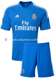 Real Madrid Away Club Jersey : Very Exclusive Half Sleeve Jersey With Short Pant