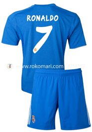 Real Madrid RONALDO 7 Away Club Jersey : Very Exclusive Half Sleeve Jersey With Short Pant