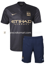 Man City Away Club Jersey : Very Exclusive Half Sleeve Jersey With Short Pant