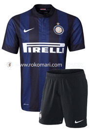 Inter Milan Home Club Jersey : Very Exclusive Half Sleeve Jersey With Short Pant