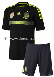 Spain Away Jersey : Very Exclusive Half Sleeve Jersey With Short Pant