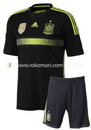 Spain Away Jersey : Special Half Sleeve Jersey With Short Pant 