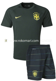 Brazil Third Home Jersey : Special Half Sleeve Jersey With Short Pant