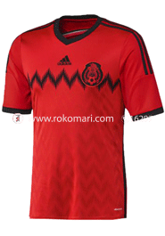 Maxico Away Jersey : Very Exclusive Half Sleeve Only Jersey 