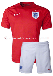 England Away Jersey : Special Half Sleeve Jersey With Short Pant