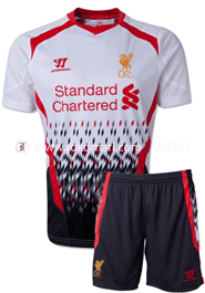 Liverpool Away Club Jersey : Very Exclusive Half Sleeve Jersey With Short Pant