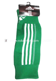 Adidas Long Sports Sock (Green & White) 