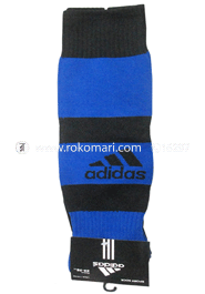 Adidas Long Sports Sock (Blue & Black) 