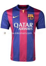 Barcelona 14/15 Home Club Jersey : Special Half Sleeve Only Jersey 