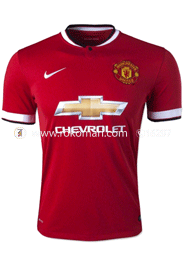 Manchester United 14/15 Home Club Jersey : Special Half Sleeve Only Jersey 