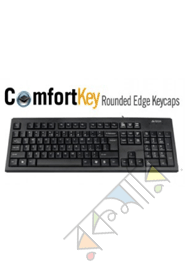 A4 Tech Wired Comfortkey Keyboard USB, Black (KR-83 USB)