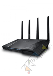 Asus Wi-Fi Router Ultra-fast 802.11ac Wi-Fi router with a combined dual-band data rate of 2334 Mbps(RT-AC87U [3G/4G Supported])