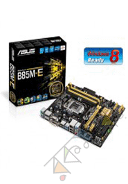 Intel 4th Generation Asus Motherboard B85M-E, ATX Board, 4x DDR3