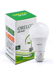 Orelco LED Bulb -B22- Pin -9watt