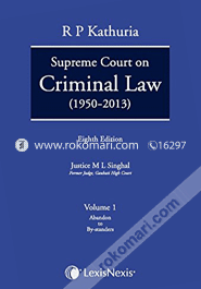 Supreme Court On Criminal Law (1950-2013) In 7 Vol A To Z 