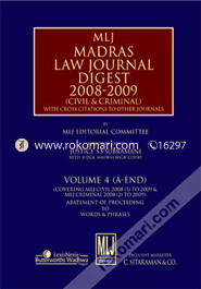 Mlj: Madras Law Journal Digest 2008-2009 - Vol. 4 (A-End)