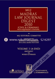 Mlj Madras Law Journal Digest 1990-2008 (Civil And Criminal) With Cross Citations To Other Journals (Set Of 3 Volumes) 