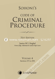 Code Of Criminal Procedure Vol. 4 (Sections 272 to 394) 