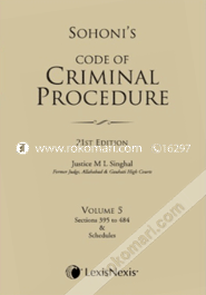 Code Of Criminal Procedure Vol. 5 (Sections 395 to 484 ) 