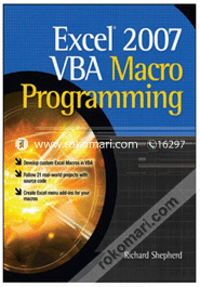Excel 2007 Vba Macro Programming 