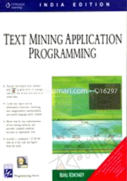 Text Mining Application Programming with CD