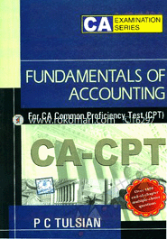 Fundamentals of Accounting for CA Common proficiency Test (CPT)