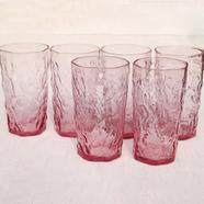 Wantanshopping Drinking Glass Gradient Drinking Glasses Glacier Pattern Glass Bowl 