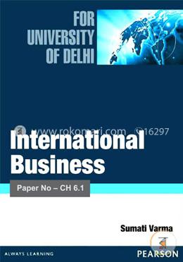 International Business For University Of Delhi (Paperback) image