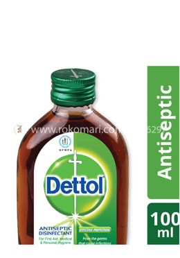Dettol Antiseptic Disinfectant Liquid 100ml Glass Bottle image