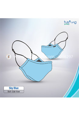 sky blue colour mask