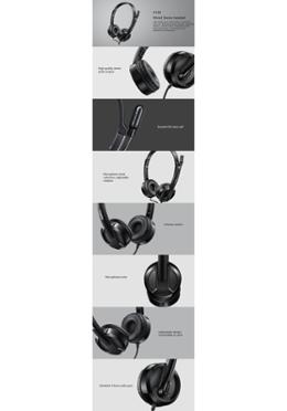 Rapoo H100 Wired Headset H100 Rapoo Rokomari