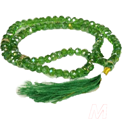 100-Bead Islamic Crystal Tasbih Multicolor and Multi Designs image