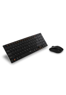Rapoo Wireless mouse and Metal Keyboard Set (9060M) image