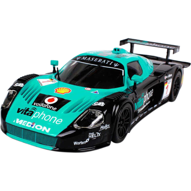1:24 Bburago Maserati MC12 Racing Diecast Alloy Car Model Vehicle Metal Toy Model Pull back Sound Light Racing Car image