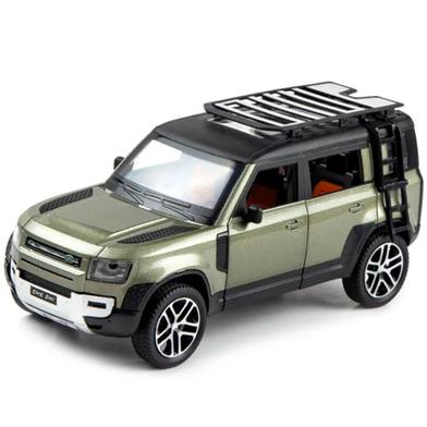 1:24 Landrover Defender Diecasts Alloy Car Luxurious Simulation Toy Vehicles Metal Car 6 Doors Open Model Car Sound Light Toys For Gift image