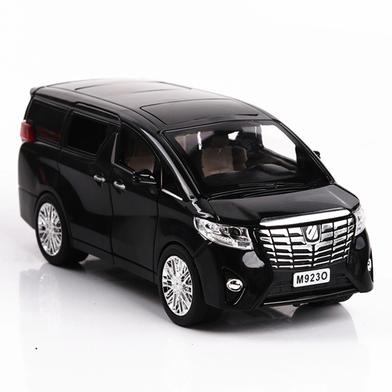 1:24 Toyota Alphard Vellfire Diecasts Alloy Car XLG Luxurious Simulation Toy Vehicles Metal Car 6 Doors Open Model Car Sound Light Toys For Gift image