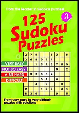 125 Sudoku Puzzles No. 3 image