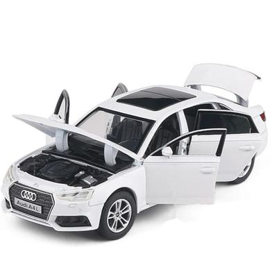 1:32 Audi A4L Diecast Car Alloy Vehicles Car Model Metal Toy Model Pull back Sound Light Special Edition image